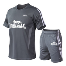 Load image into Gallery viewer, 2020 Tracksuit men's M-5XL summer hot sale men's suit T-shirt + shorts two-piece casual male O-neck print sportswear