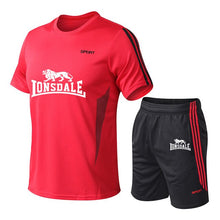 Load image into Gallery viewer, 2020 Tracksuit men's M-5XL summer hot sale men's suit T-shirt + shorts two-piece casual male O-neck print sportswear