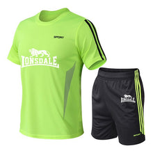 Load image into Gallery viewer, 2020 Tracksuit men's M-5XL summer hot sale men's suit T-shirt + shorts two-piece casual male O-neck print sportswear
