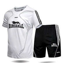 Load image into Gallery viewer, 2020 Tracksuit men's M-5XL summer hot sale men's suit T-shirt + shorts two-piece casual male O-neck print sportswear