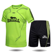 Load image into Gallery viewer, 2020 Tracksuit men's M-5XL summer hot sale men's suit T-shirt + shorts two-piece casual male O-neck print sportswear