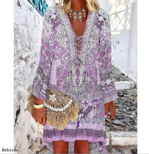 Load image into Gallery viewer, Summer Beach Dress Dresses Clothes Swimwear Womens Cover Women Printed Autumn Polyester Print Saida De Praia Pareo
