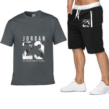 Load image into Gallery viewer, 2020 new Pocket zip set 2 Pieces men Sets Male Men Clothing Sportswear Set Fitness Summer Print Men Shorts+T shirt Men's Suit
