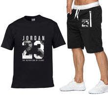 Load image into Gallery viewer, 2020 new Pocket zip set 2 Pieces men Sets Male Men Clothing Sportswear Set Fitness Summer Print Men Shorts+T shirt Men's Suit

