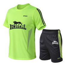 Load image into Gallery viewer, 2020 Tracksuit men's M-5XL summer hot sale men's suit T-shirt + shorts two-piece casual male O-neck print sportswear
