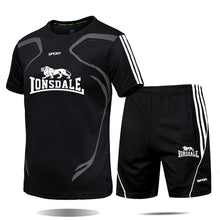 Load image into Gallery viewer, 2020 Tracksuit men's M-5XL summer hot sale men's suit T-shirt + shorts two-piece casual male O-neck print sportswear
